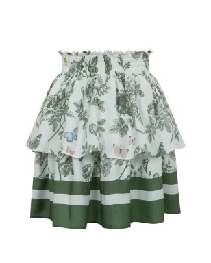 Lapin House ラパンハウス フリル花柄スカートセット - サムネイル5