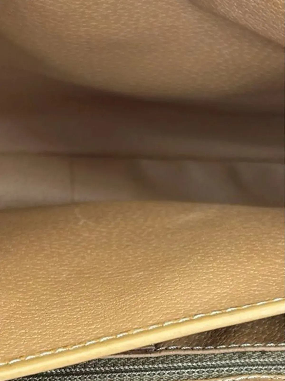 Celine ビンテージ 2014 Macadam コーテッドキャンバス トップハンドルバッグ - Brown - 画像5