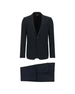 Zegna ピンストライプ ボタン付きスーツ - サムネイル1
