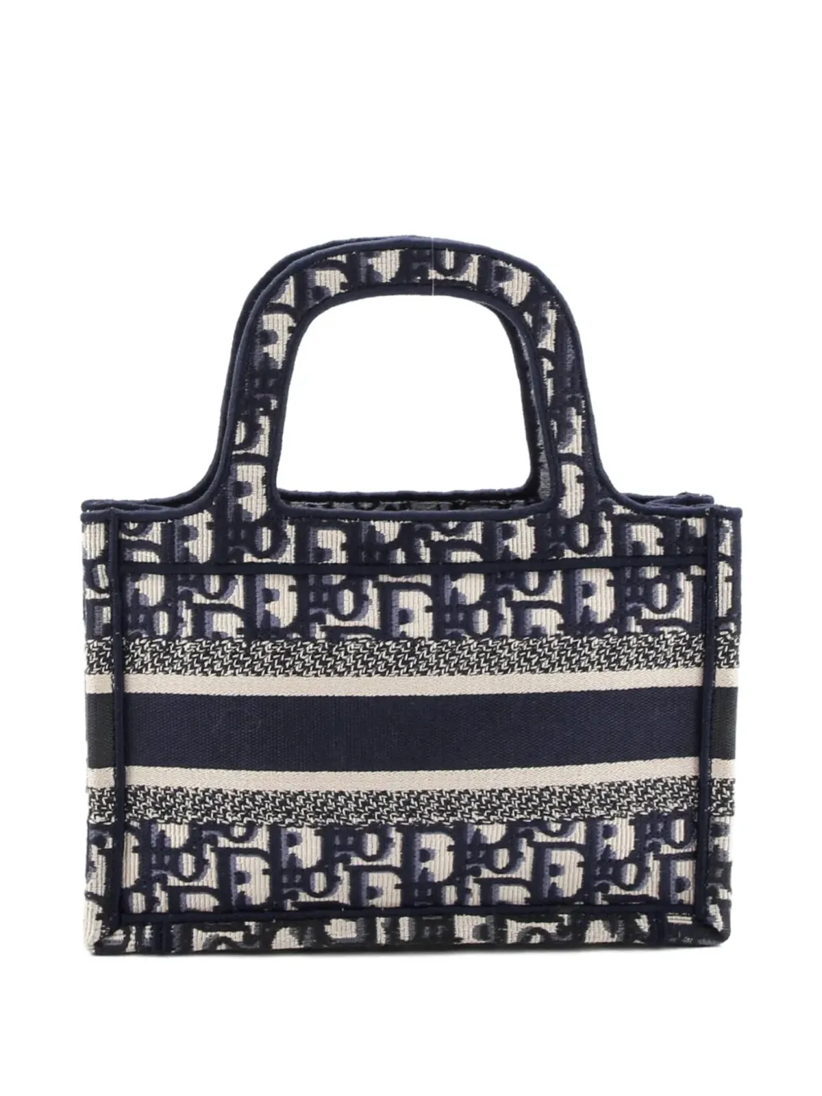 Christian Dior Pre-Owned Book Oblique Canvas Mini tote bag - Blue - 画像2
