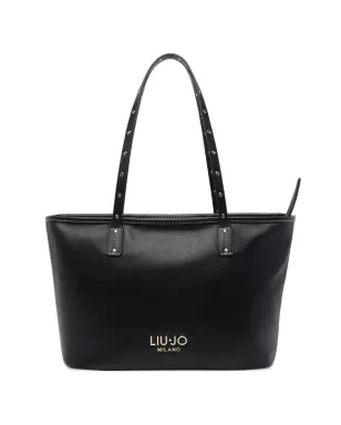 LIU JO ロゴ入りスタッズ付きトートバッグ - サムネイル1