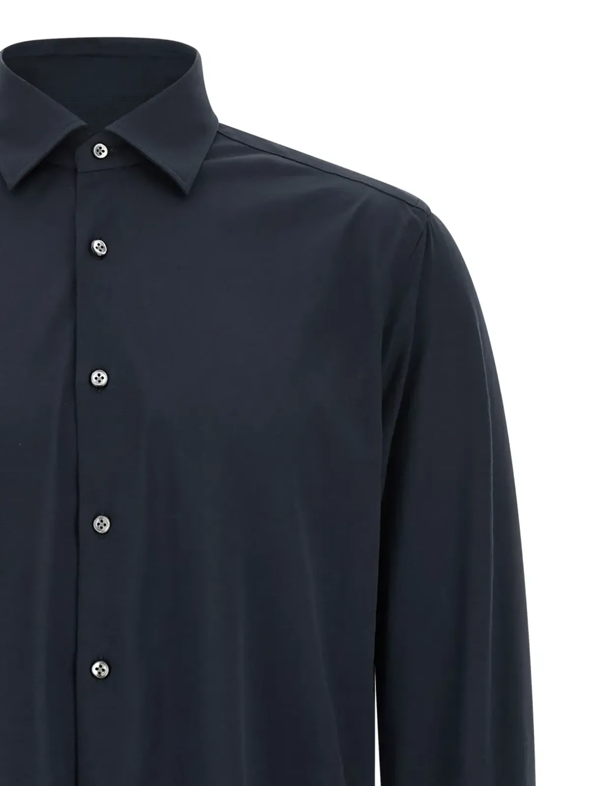 Pal Zileri buttoned capsule shirt - Blue - 画像4
