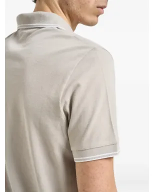 Stone Island パッチポロシャツ - Grey - サムネイル3