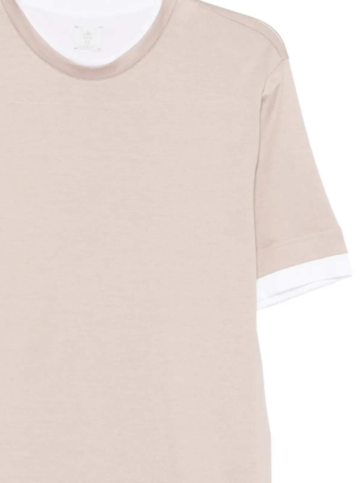 Eleventy レイヤード クルーネック Tシャツ - 画像3