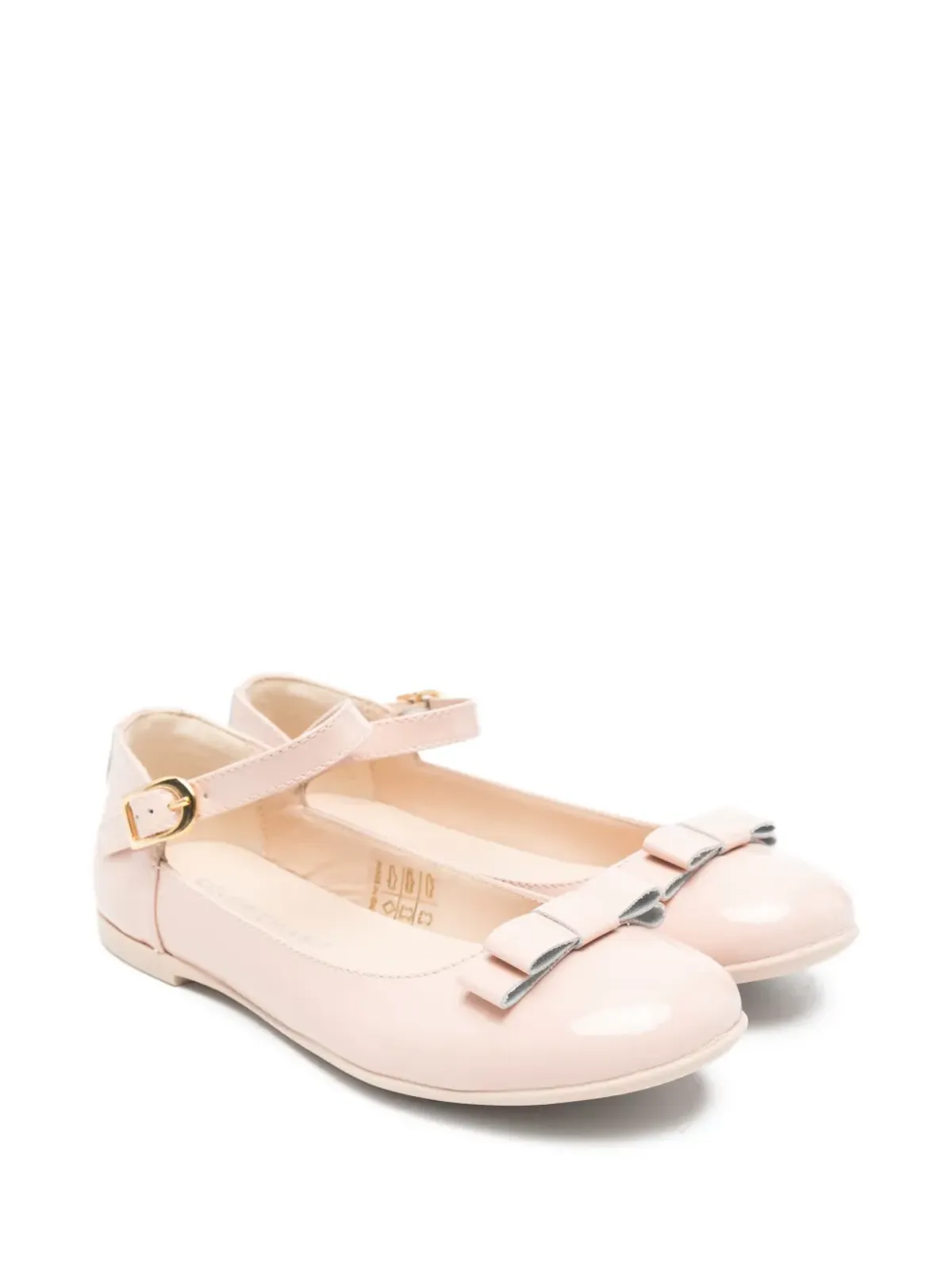 Colorichiari bow-detail ballet flats - Pink - 画像1