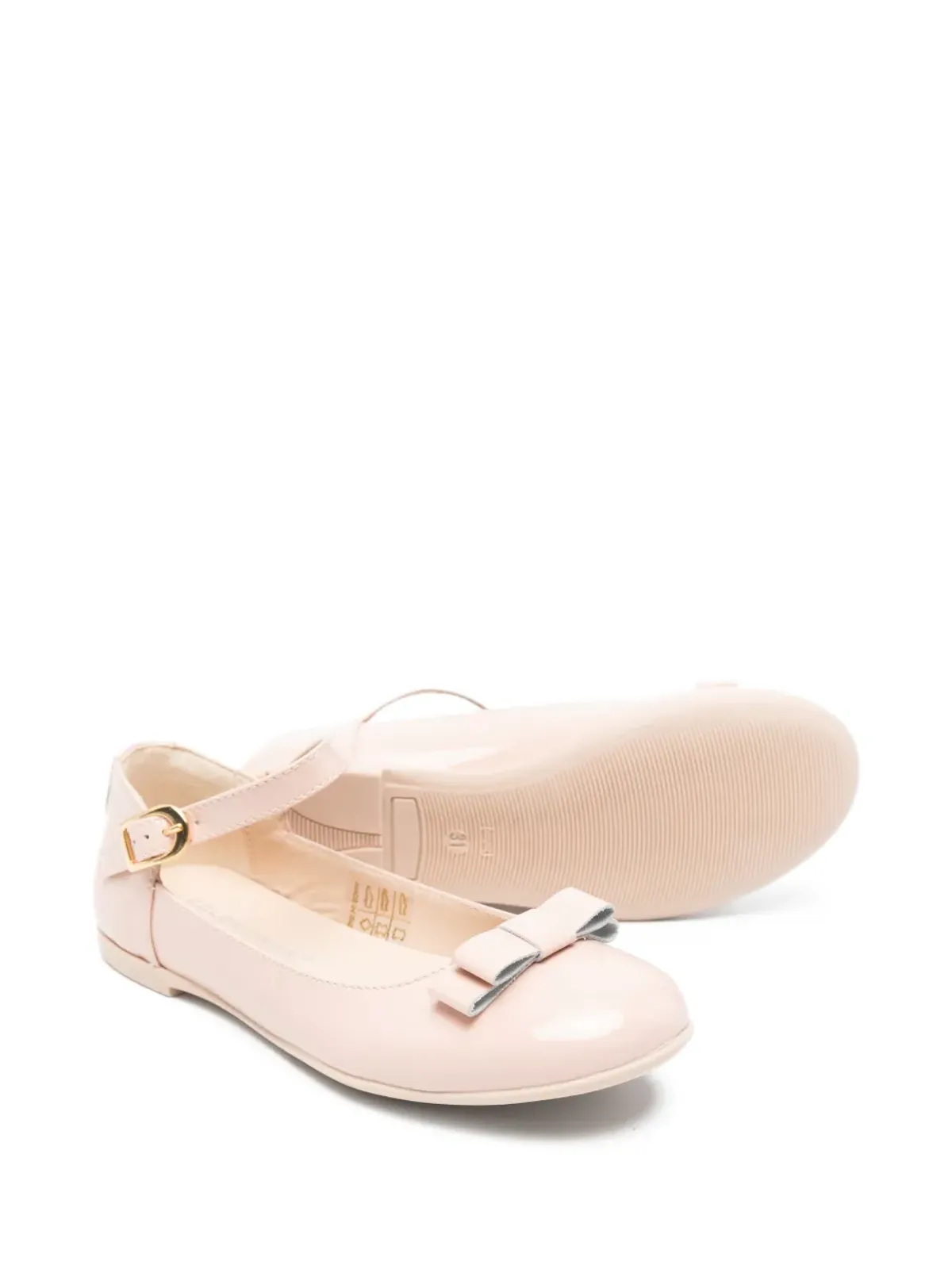Colorichiari bow-detail ballet flats - Pink - 画像2