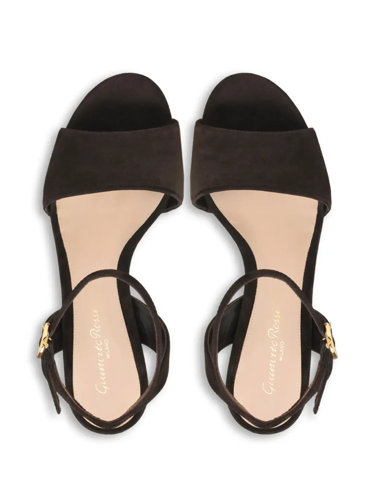Gianvito Rossi Ardèa プラットフォームサンダル - ブラウン - 画像4