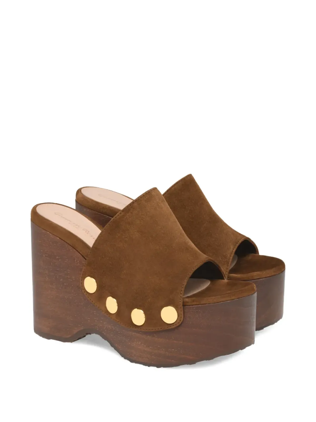 Gianvito Rossi スタッズ付きプラットフォームサンダル - 画像2