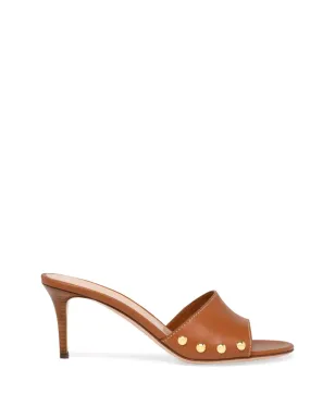 Gianvito Rossi ブラウンのスタッズサンダル - サムネイル1
