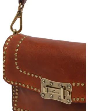 Campomaggi Agnese studded shoulder bag - Brown - サムネイル4
