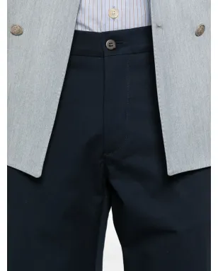 Eleventy ボタン留め付き チノパンツ - ブルー - サムネイル5