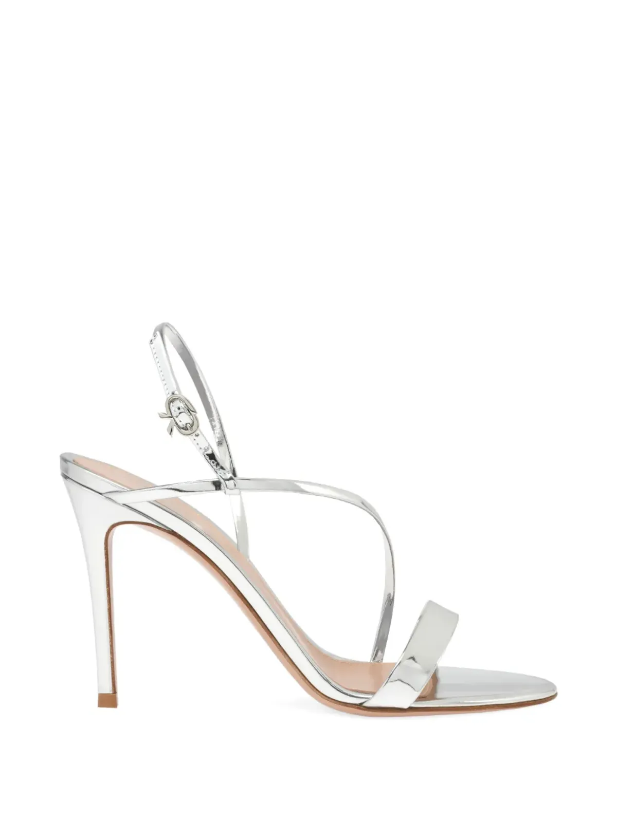 Gianvito Rossi マンハッタン ストラップサンダル - シルバー - 画像1