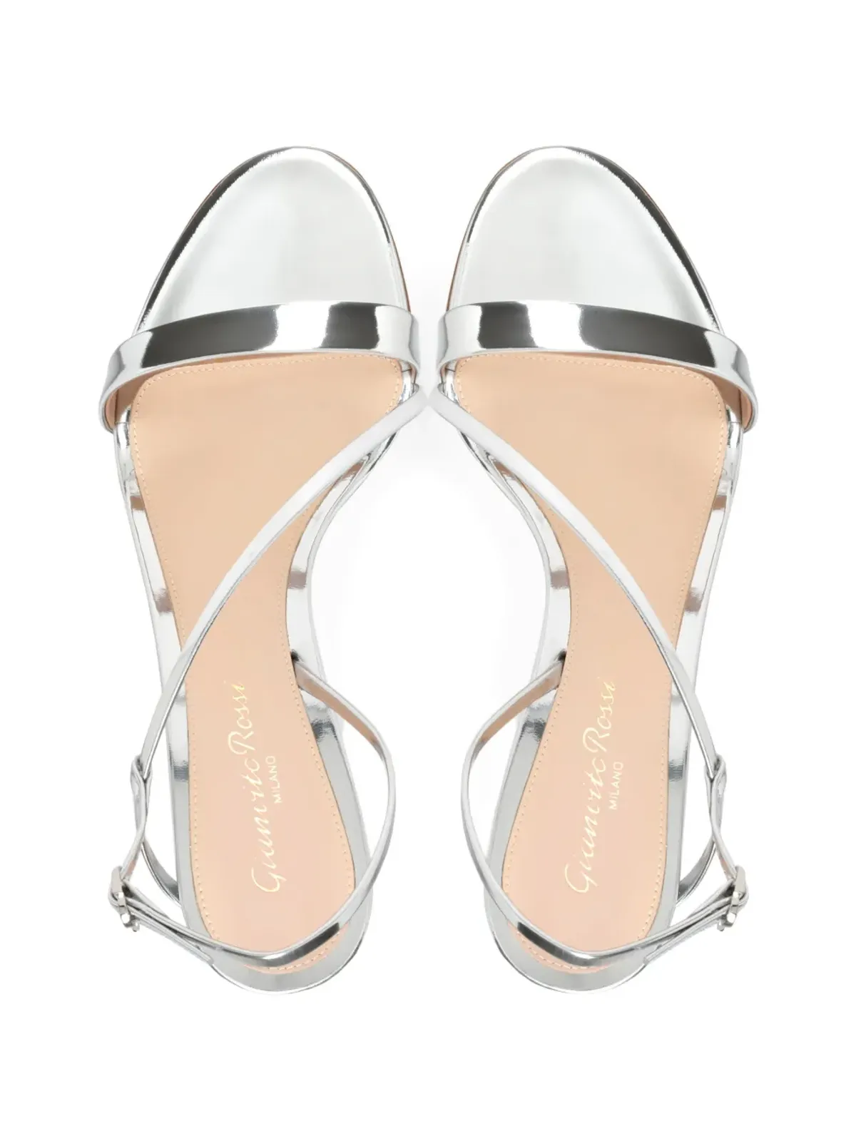 Gianvito Rossi マンハッタン ストラップサンダル - シルバー - 画像4