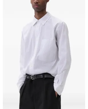 Margaret Howell pinstripe shirt - White - サムネイル3