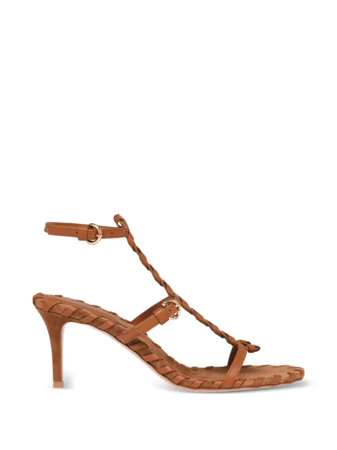 Gianvito Rossi Gianvito Rossi 編み込みストラップサンダルの商品画像