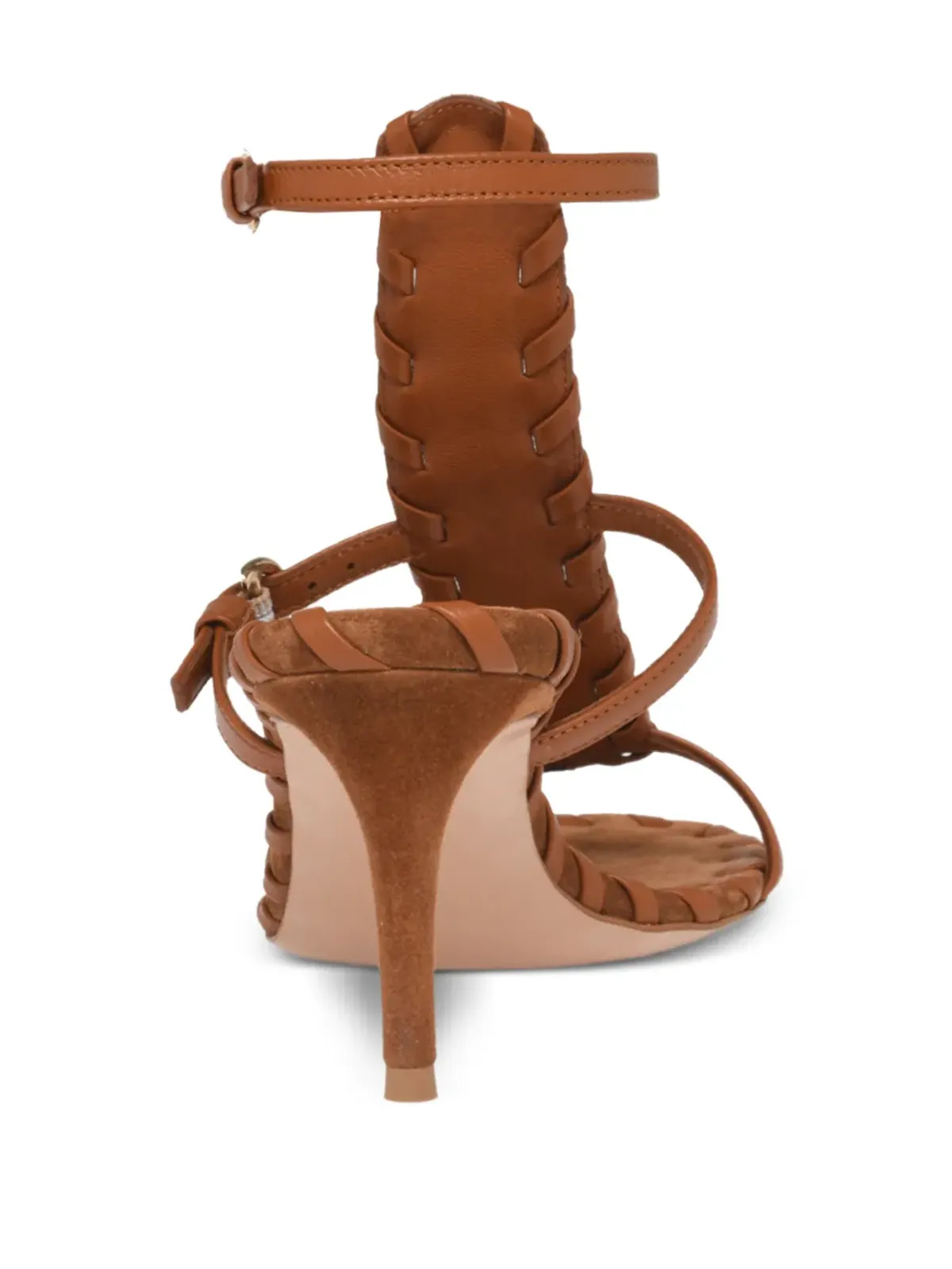Gianvito Rossi 編み込みストラップサンダル - 画像3
