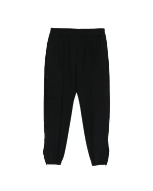 Eleventy Coulisse cargo track pants - Black - サムネイル1