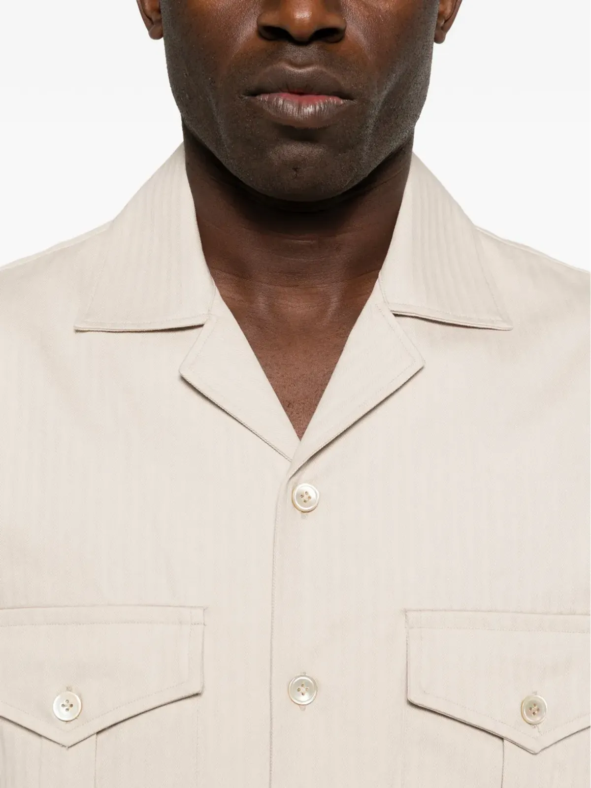 Eleventy flap pockets shirt - 画像5