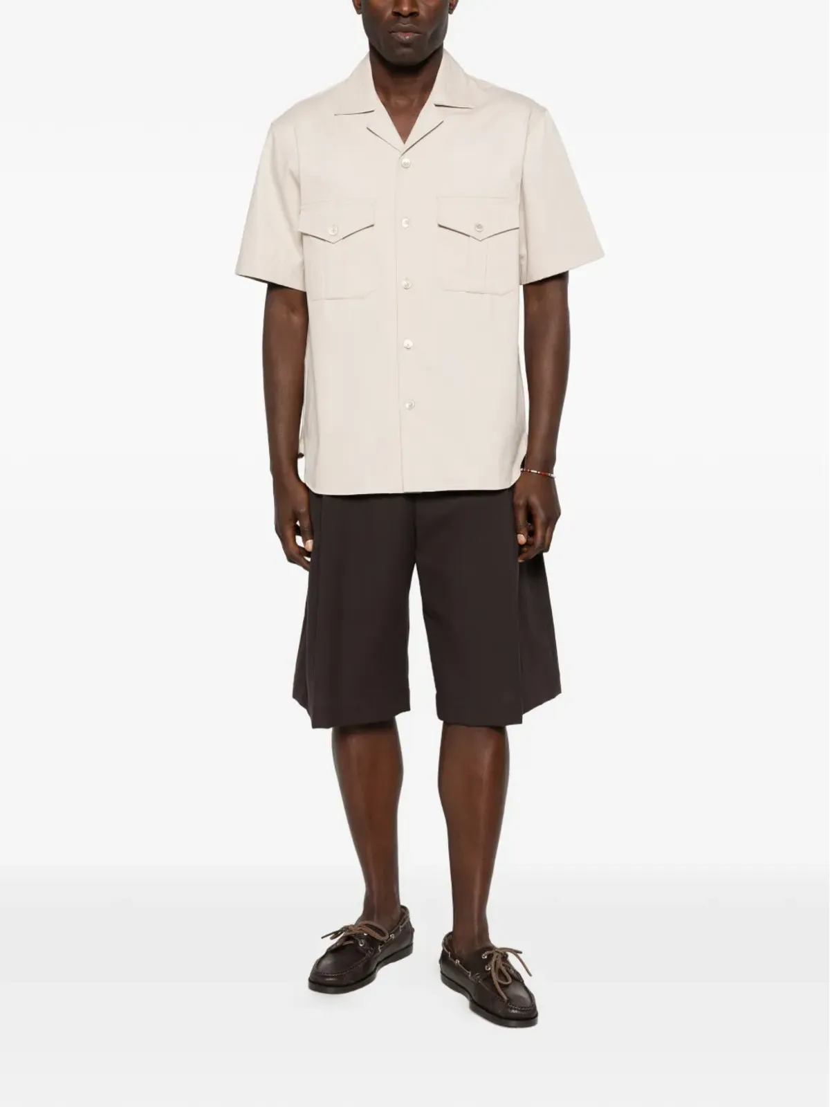 Eleventy flap pockets shirt - 画像2