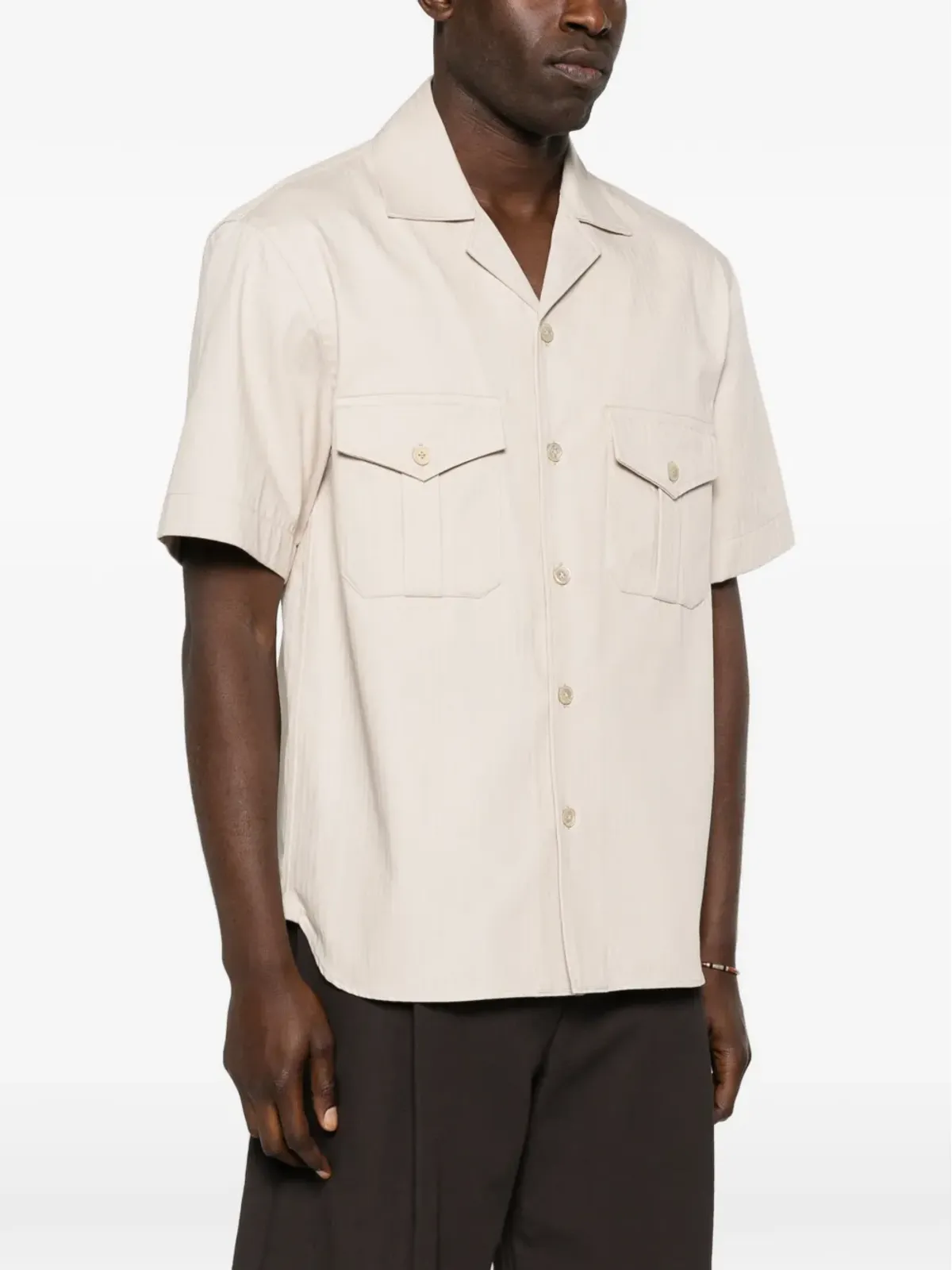 Eleventy flap pockets shirt - 画像3