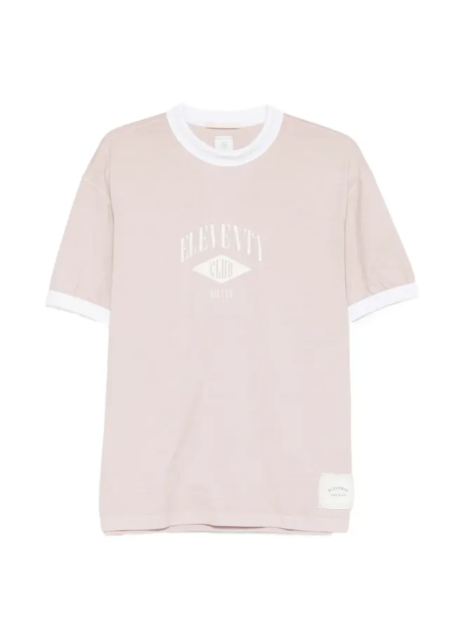Eleventy Eleventy リンガーグラフィックTシャツの商品画像