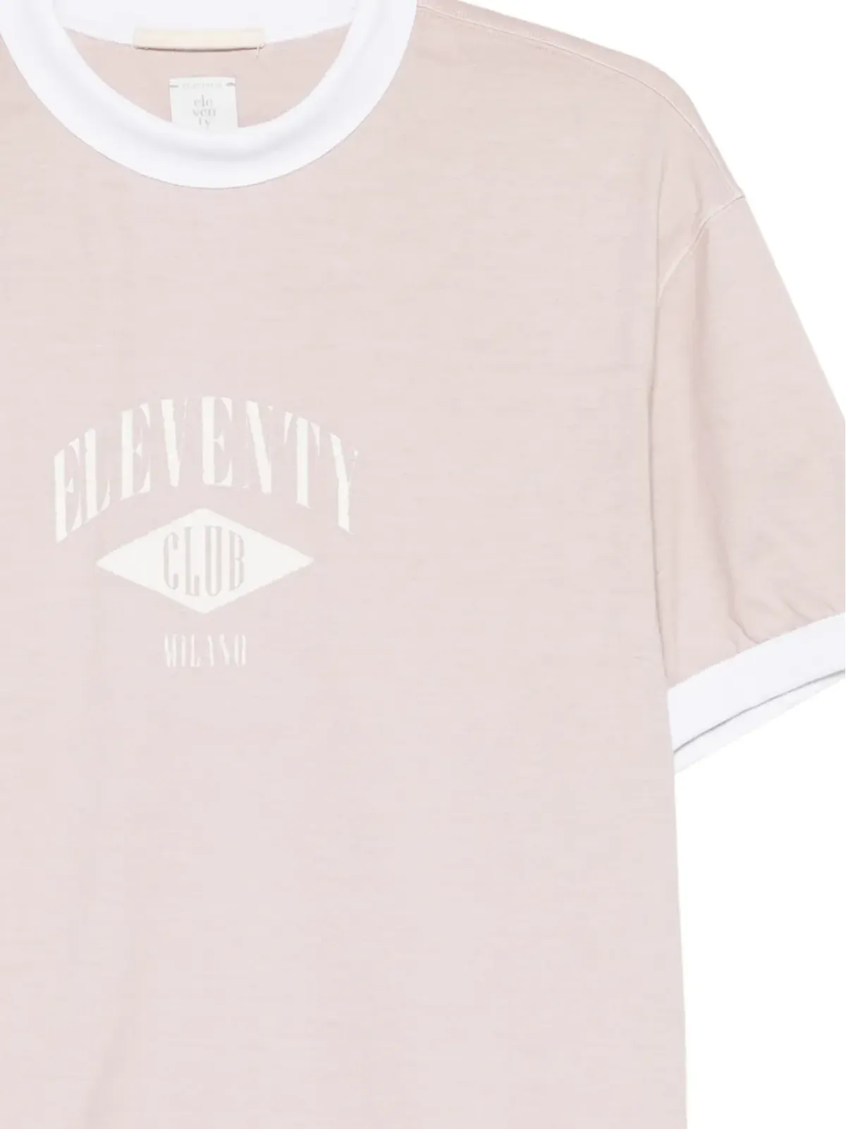 Eleventy リンガーグラフィックTシャツ - 画像3