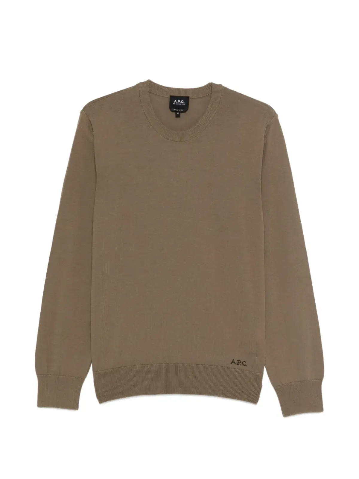 A.P.C. クルーネック刺繍スウェットシャツ - 画像1