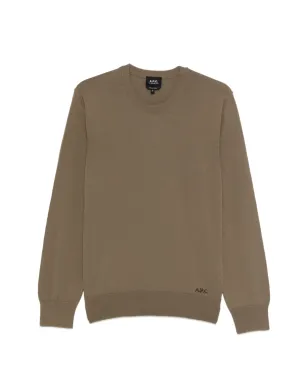 A.P.C. クルーネック刺繍スウェットシャツ - サムネイル1