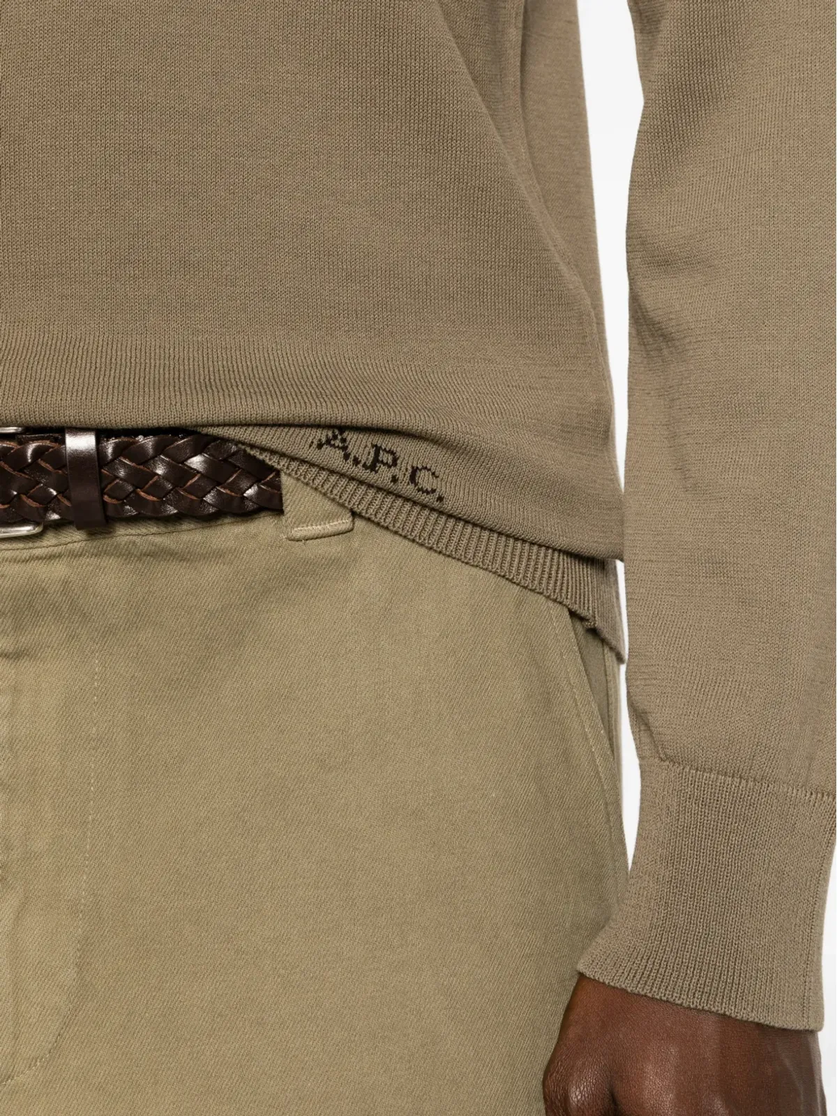 A.P.C. クルーネック刺繍スウェットシャツ - 画像5