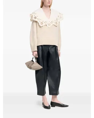 Altuzarra ブロderie anglaise Vネック セーター - サムネイル2