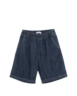 Paolo Pecora Kids ウエストゴム入りデニムショーツ - サムネイル1