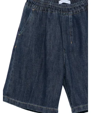 Paolo Pecora Kids ウエストゴム入りデニムショーツ - サムネイル3