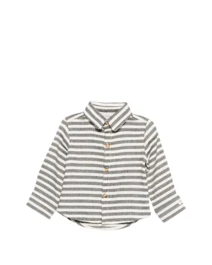 Donsje Leom striped shirt - Grey - サムネイル1