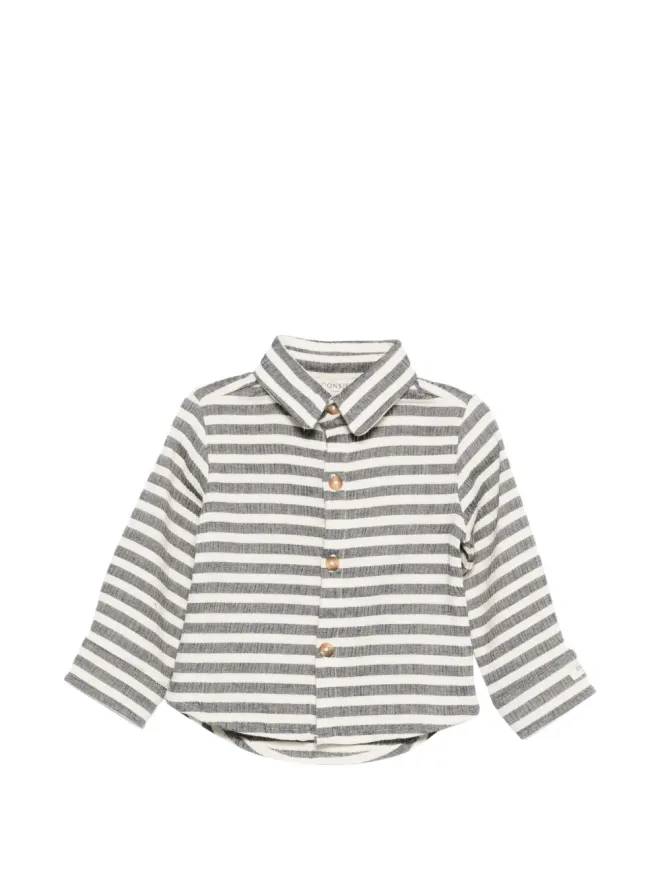 Donsje Donsje Leom striped shirt - Greyの商品画像