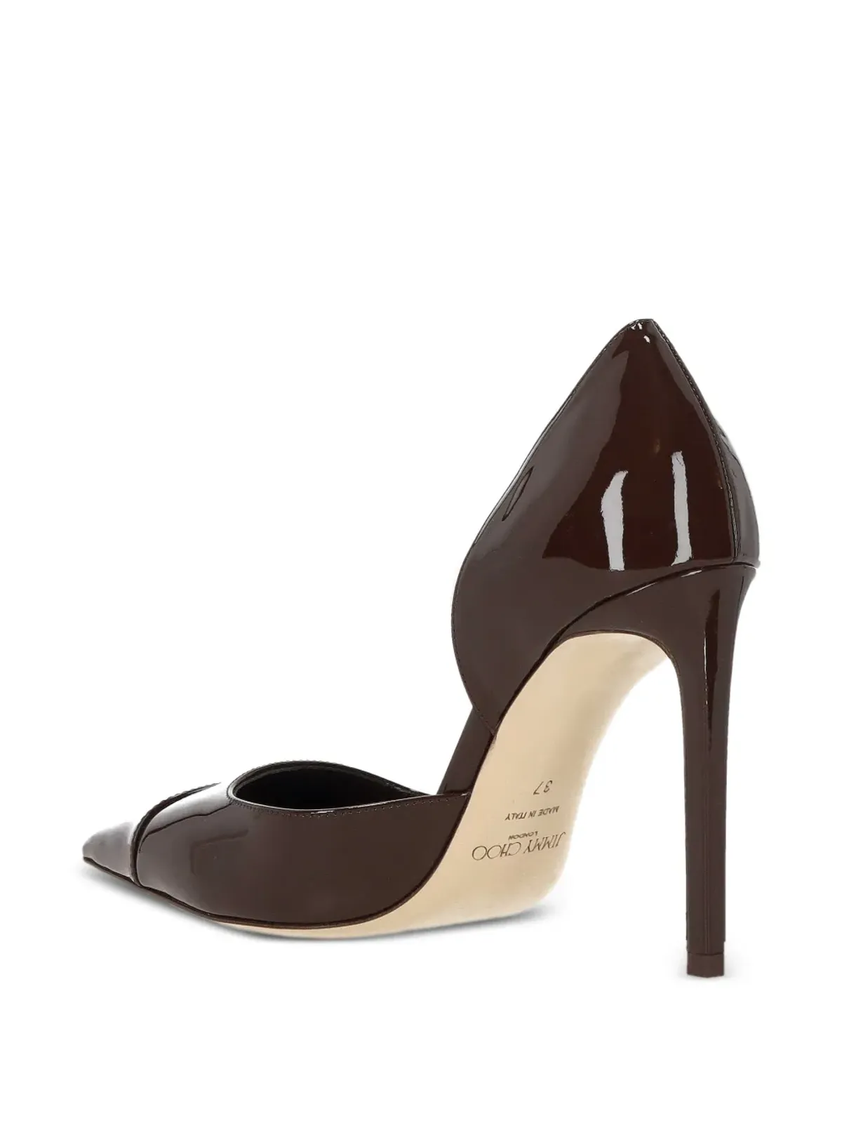 Jimmy Choo ブリジット ポインテッドトゥ レザー パンプス - 画像4