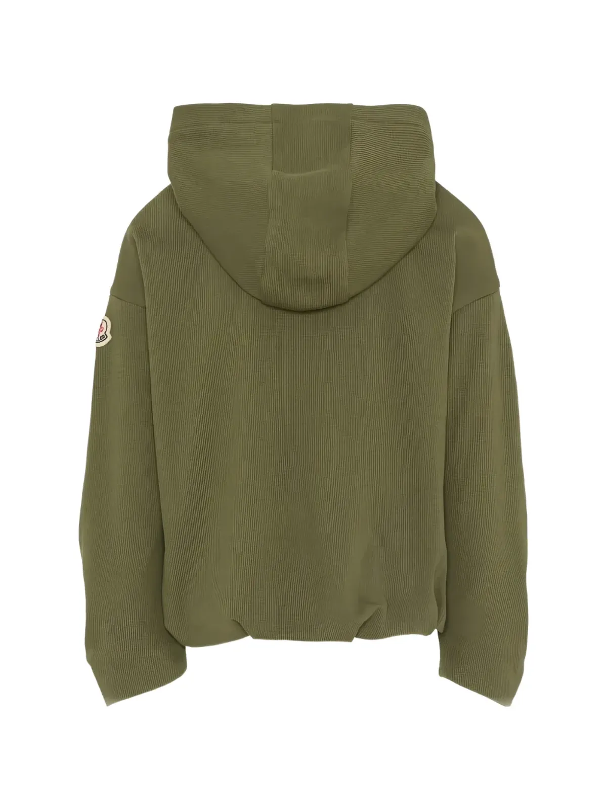 Moncler Enfant ドレープスリーブのフード付きパーカー - 画像2