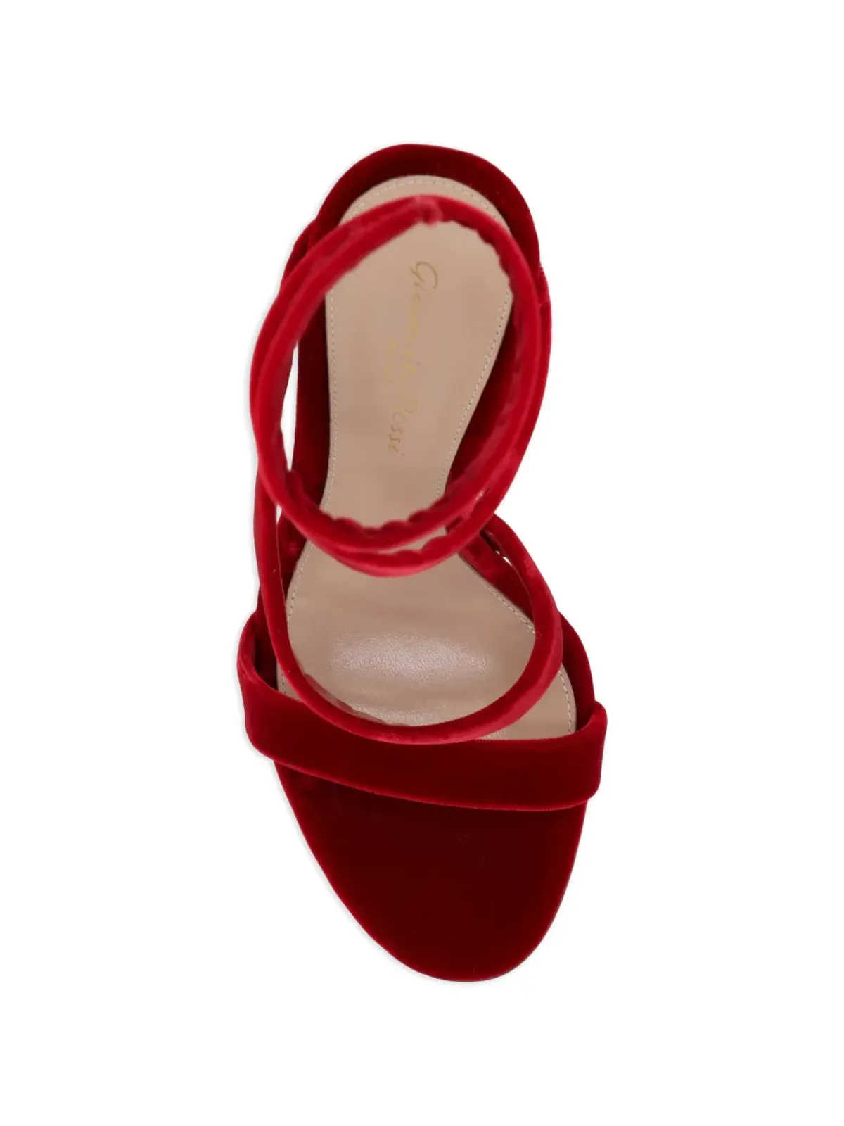 Gianvito Rossi Opera spiral-strap sandals - Red - 画像4