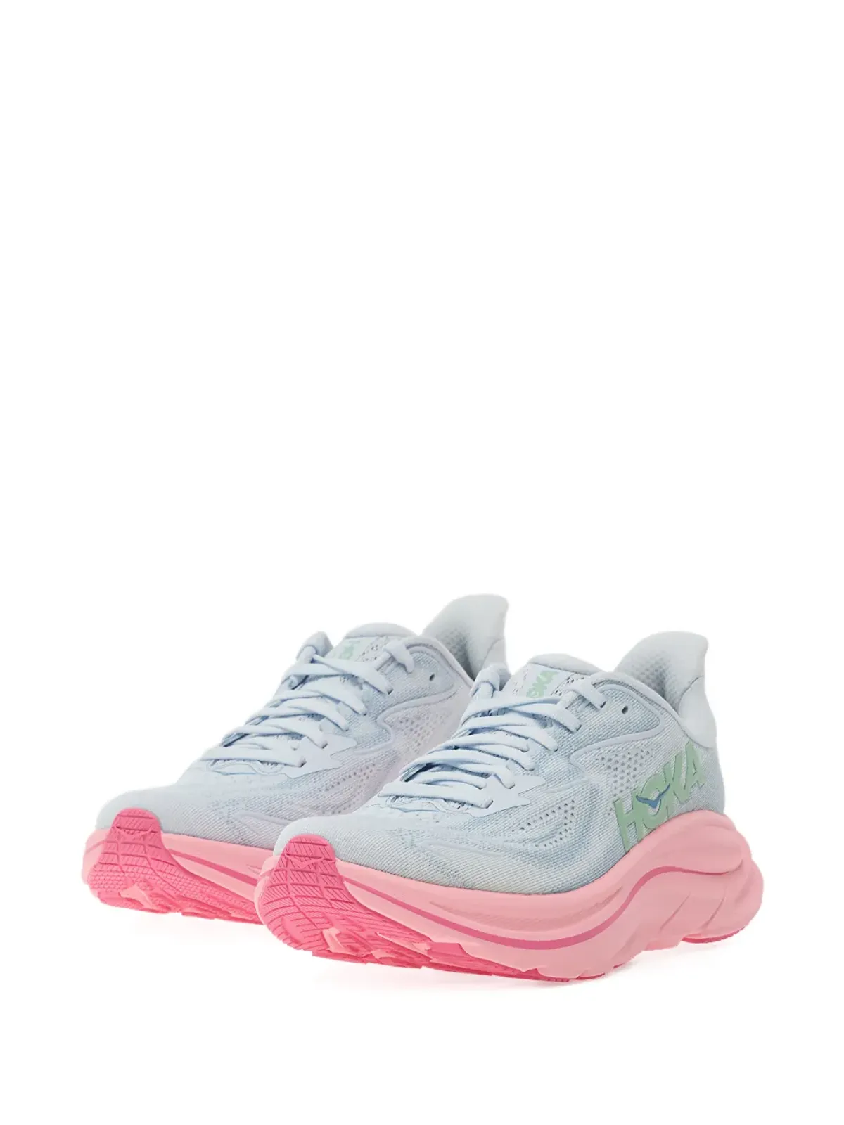 HOKA Clifton 10 ロゴディテール スニーカー - ブルー - 画像2