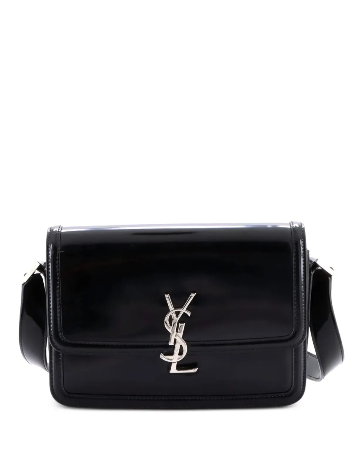 Saint Laurent Pre-Owned ソルフェリーノ バッグ パテントレザー ショルダーバッグ - 画像1