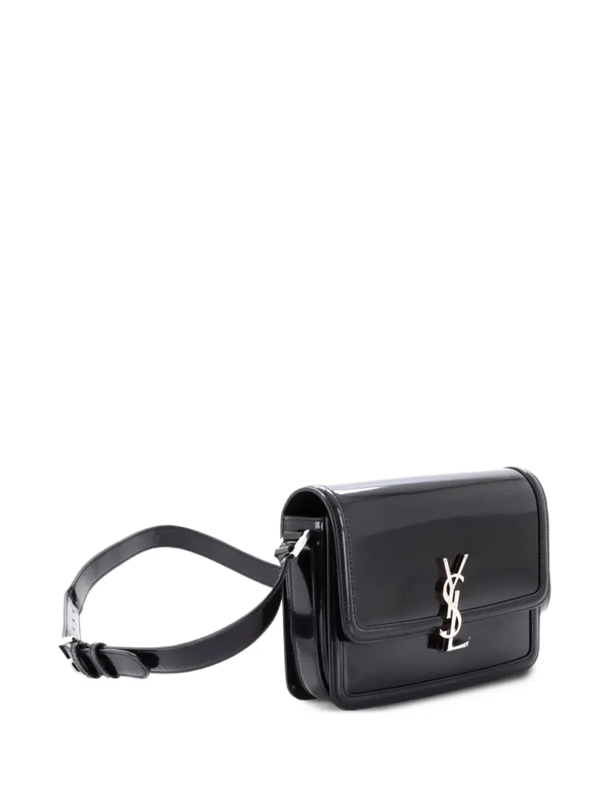 Saint Laurent Pre-Owned ソルフェリーノ バッグ パテントレザー ショルダーバッグ - 画像3