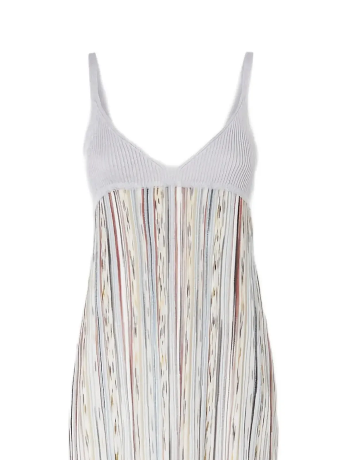 Missoni ノースリーブの炎のエフェクト ラメ ガウン - 画像2
