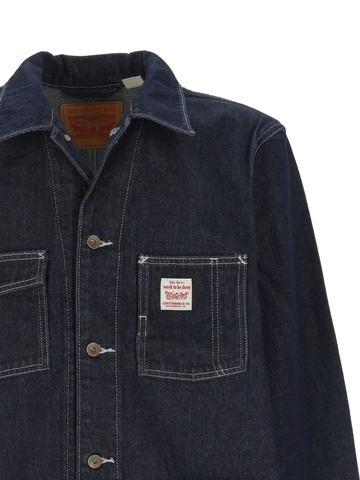 Levi's デニム ポインテッドカラー ジャケット - 画像3