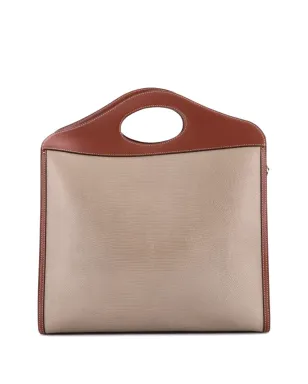 Burberry Pre-Owned ポケット・リザード型押しレザートートバッグ - サムネイル2