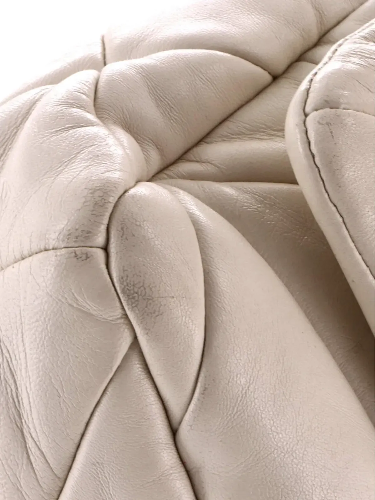 Prada Pre-Owned システムフラップ キルト ナパレザー 小型ショルダーバッグ - White - 画像5