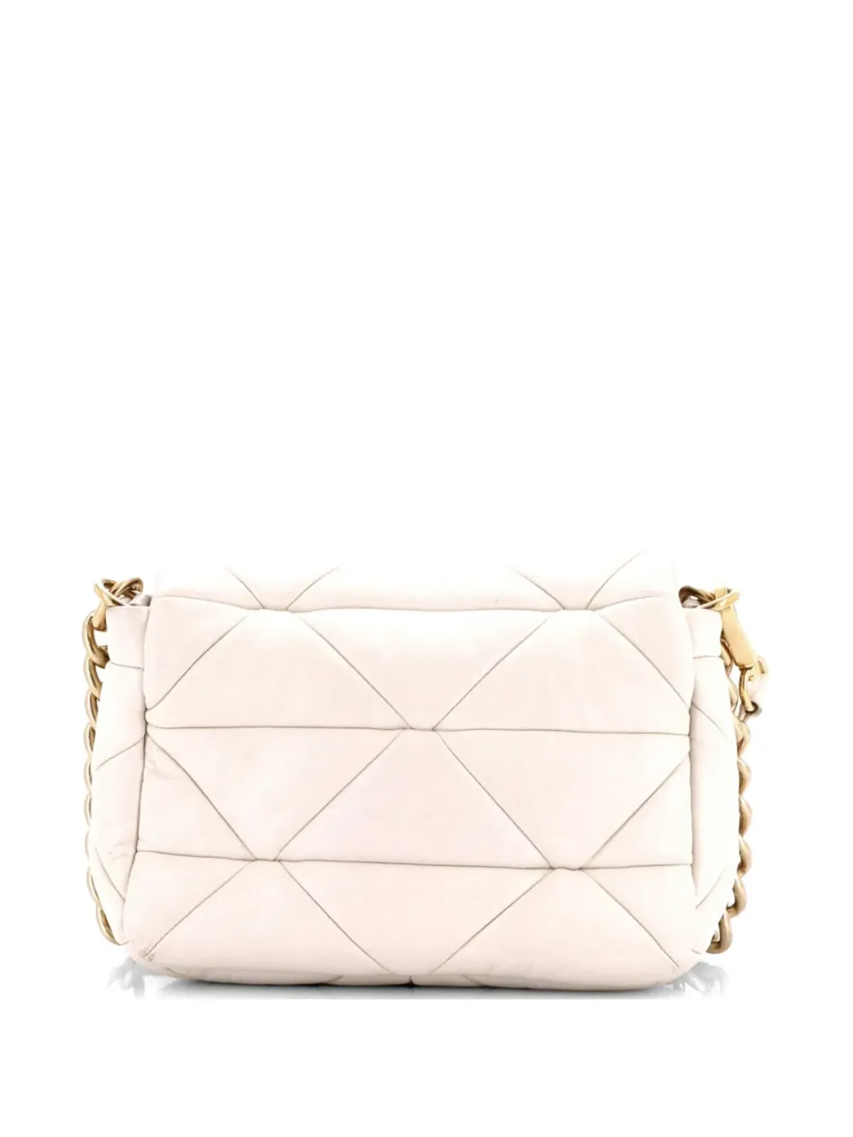 Prada Pre-Owned システムフラップ キルト ナパレザー 小型ショルダーバッグ - White - 画像2