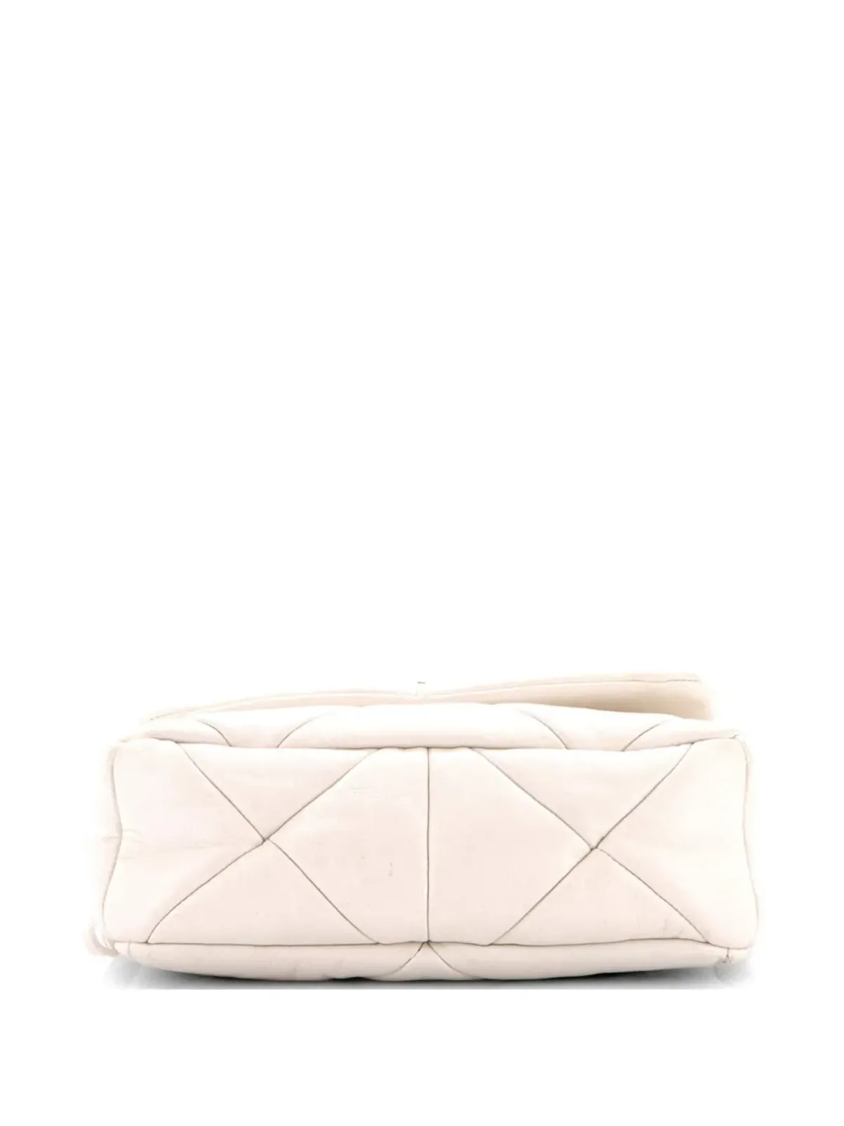 Prada Pre-Owned システムフラップ キルト ナパレザー 小型ショルダーバッグ - White - 画像4