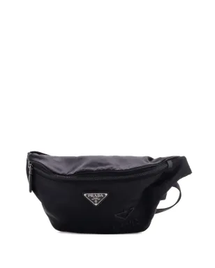 Prada Pre-Owned Re-Nylon with Saffiano Leather belt bag - Black - サムネイル1