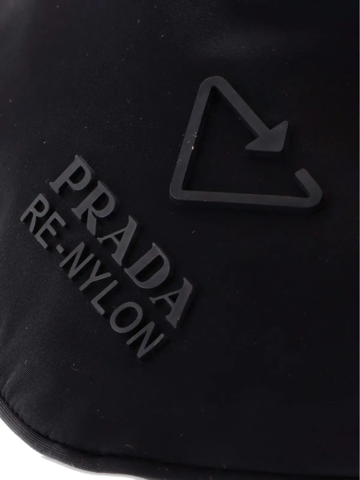 Prada Pre-Owned Re-Nylon with Saffiano Leather belt bag - Black - 画像5