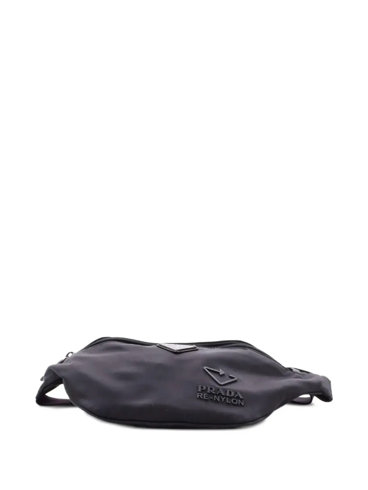 Prada Pre-Owned Re-Nylon with Saffiano Leather belt bag - Black - 画像3