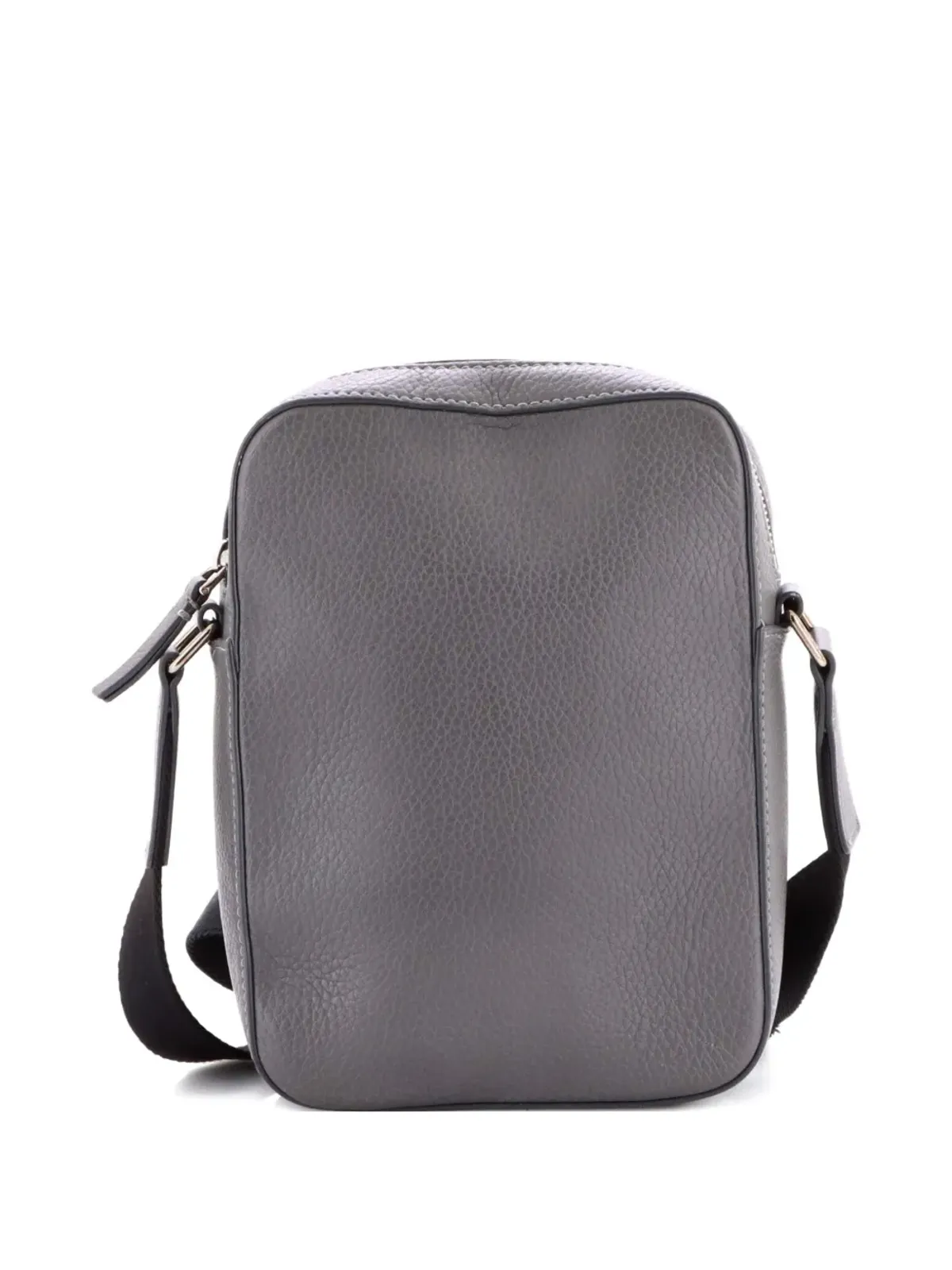 Burberry Pre-Owned Thornton Logo Embossed Leather crossbody bag - Grey - 画像2